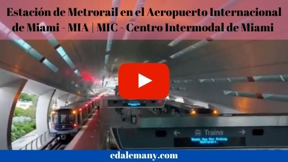 boton a youtube Estación del Metrorail in MIA